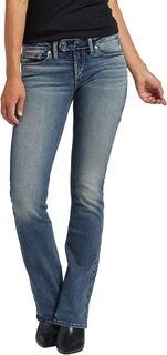 Джинсы Tuesday Low Rise Slim Bootcut Jeans L12625EDB370 Silver Jeans Co., цвет Indigo