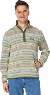 Куртка Sweater Fleece Pullover Printed L.L.Bean, цвет Marsh Olive Stripe L.L.Bean®