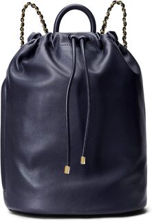 Рюкзак Nappa Leather Medium Izzie Backpack LAUREN Ralph Lauren, цвет French Navy