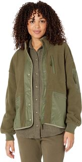 Куртка MWL (Re)sourced Sherpa Snap-Front Jacket Madewell, цвет Kale