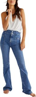 Джинсы We The Free Jayde Flare Jeans Free People, цвет Sunburst Blue