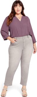 Джинсы Plus Size Relaxed Straight Ankle Square Pockets in Hamstead NYDJ, цвет Hamstead