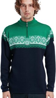 Свитер Moritz Masculine Dale of Norway, цвет Navy/Bright Green