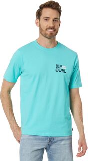 Футболка с короткими рукавами Pacific Rinse Boo Rip Curl, цвет Aqua