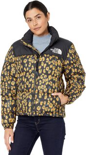 Куртка Nuptse 1996 года с принтом в стиле ретро The North Face, цвет Arrowwood Yellow Leopard Print