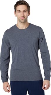 Комфортная эластичная футболка Pima с длинными рукавами L.L.Bean, цвет Gray Heather L.L.Bean®