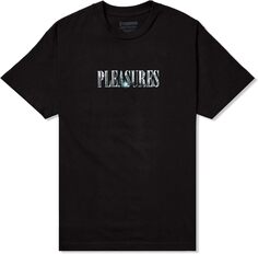 Ледяная футболка Pleasures, черный