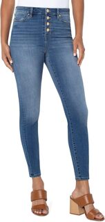 Джинсы Abby High-Rise Ankle Skinny w/ Exposed Buttons in Rodeo Liverpool Los Angeles, цвет Rodeo