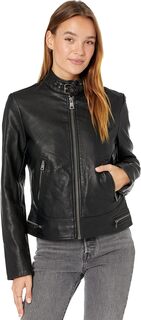 Куртка Faux Leather Buckle Racer Jacket Levi&apos;s, черный Levis