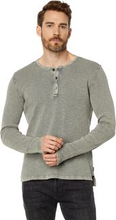 Свитер Memphis Waffle Henley in Fadeaway Wash Y1891X88 John Varvatos, цвет Grey Heather