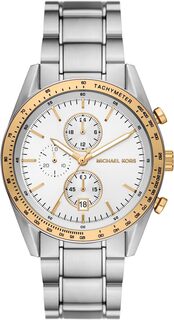 Часы MK9112 - Accelerator Chronograph Stainless Steel Watch Michael Kors, цвет Silver