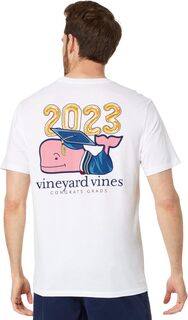 Футболка с короткими рукавами и карманами «Кит» для выпускного Vineyard Vines, цвет White Cap