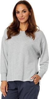Пуловер SoftFlex с круглым вырезом и рукавами «летучая мышь» L.L.Bean, цвет Gray Heather L.L.Bean®