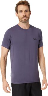Топ с короткими рукавами VA Sport Vent RVCA, цвет Gray Purple