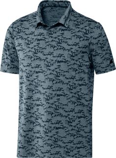 Популярная футболка-поло с принтом adidas, цвет Arctic Night