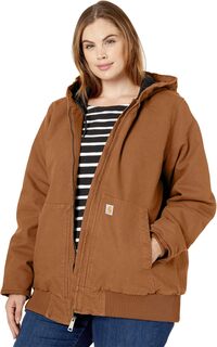 Куртка WJ130 Washed Duck Active Jacket Carhartt, цвет Carhartt Brown