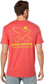 Изготовленная футболка Deus Ex Machina, цвет Red Rose