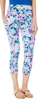 Брюки High-Rise Crop Lilly Pulitzer, цвет Oyster Bay Navy Seen and Herd