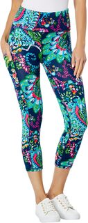 Брюки High-Rise Crop Lilly Pulitzer, цвет Multi Take Me To The Sea