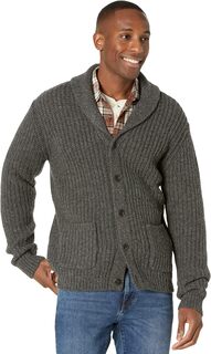 Классический свитер-кардиган из рэггшерсти, стандартный размер L.L.Bean, цвет Charcoal L.L.Bean®
