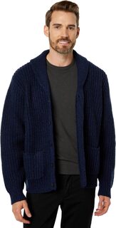 Классический свитер-кардиган из рэггшерсти, стандартный размер L.L.Bean, цвет Nautical Navy L.L.Bean®