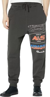 Брюки Teamster Sweatpants AllSaints, цвет Washed Black