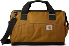 16-дюймовая сумка для инструментов средней тяжести с семнадцатью карманами Carhartt, цвет Carhartt Brown
