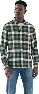 Куртка Super Brushed Flannel Shirt Faherty, цвет Ten Mile Buffalo