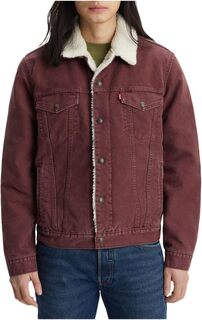 Куртка Type III Sherpa Trucker Levi&apos;s, цвет Decadent Chocolate Canvas Levis