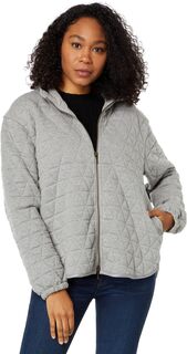 Мягкая стеганая куртка с длинными рукавами и двойной молнией Mod-o-doc, цвет Heather Grey