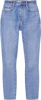 Джинсы Curve Love High-Rise Ankle Straight Jeans Abercrombie &amp; Fitch, цвет Medium