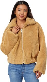 Куртка Get Cozy Teddy Free People, цвет Camel