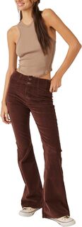 Джинсы Jayde Cord Flare Free People, цвет French Roast