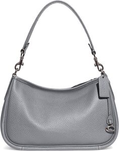 Кроссбоди Cary из мягкой галечной кожи COACH, цвет Grey Blue