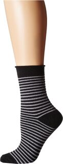 Тонкие флисовые носки Plush, цвет Charcoal Stripe