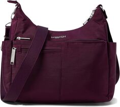 Противоугонная сумка через плечо для свободного времени Baggallini, цвет Mulberry