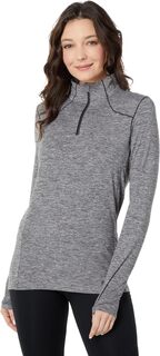 Футболка Clima-Trek на молнии Hot Chillys, цвет Grey Heather