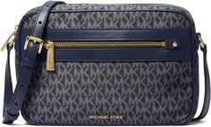 Большая сумка через плечо Jet Set East West MICHAEL Michael Kors, цвет Admiral/Pale Blue