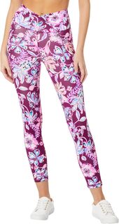 Брюки South Beach High Rise Mid Lilly Pulitzer, цвет Amarena Cherry Tropical with A Twist