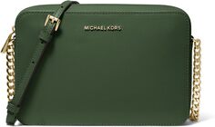 Большая сумка через плечо Jet Set Travel East/West MICHAEL Michael Kors, цвет Amazon Green