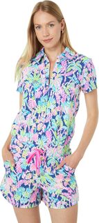 Джорджи Ромпер Lilly Pulitzer, цвет Oyster Bay Navy Seen and Herd