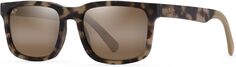 Солнцезащитные очки Stone Shack Maui Jim, цвет Matte Havana Tortoise/Tan Tips/HCL Bronze