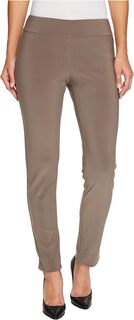 Длинные узкие классические брюки из микрофибры Krazy Larry, серо-коричневый