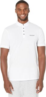 Рубашка-поло Slim Fit Milano/New York Logo Polo Armani Exchange, белый