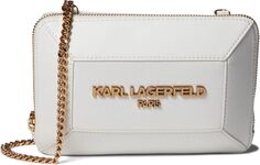 Маленькая сумка через плечо Georgette Karl Lagerfeld Paris, цвет Winter White