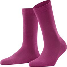 Семейные хлопковые носки для экипажа Falke, цвет Berry