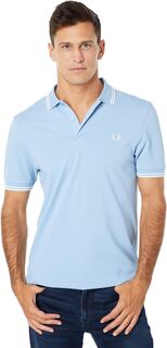 Рубашка-поло Twin Tipped Shirt Fred Perry, цвет Sky/Snow/Snow