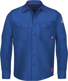 Рабочая рубашка iQ Series Endurance Collection FR Bulwark FR, королевский синий