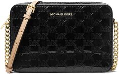 Большая сумка через плечо Jet Set East/West MICHAEL Michael Kors, черный