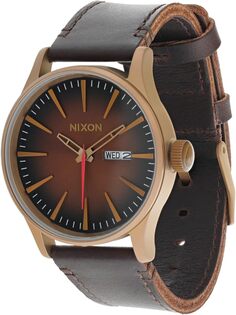 Часы Sentry Leather Nixon, цвет Bronze/Black